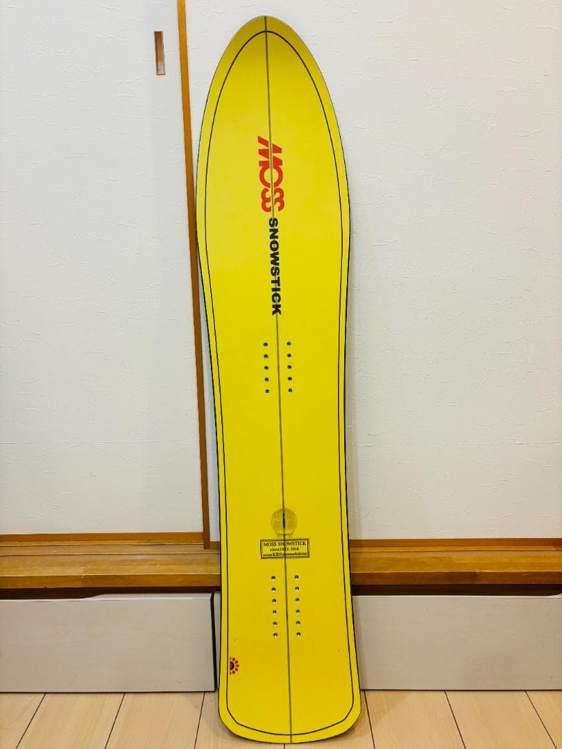 MOSS　STICK スノーボード イエロー　120ｃｍ