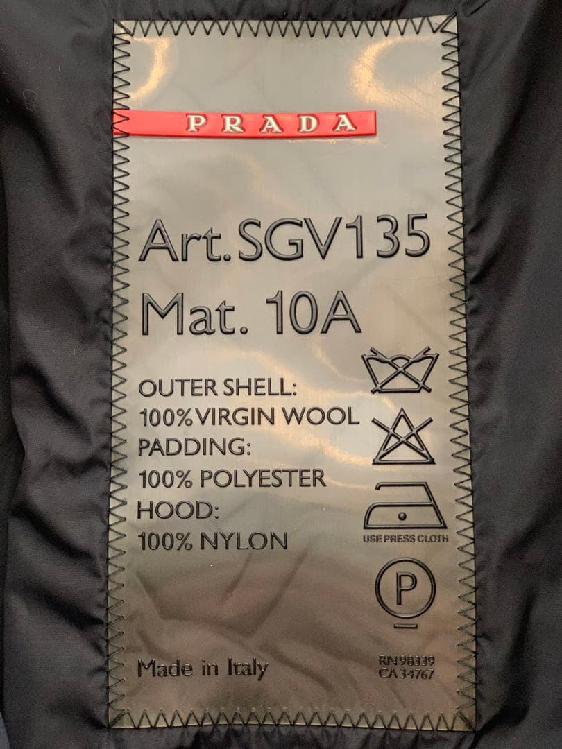 プラダ　prada ウール　コート