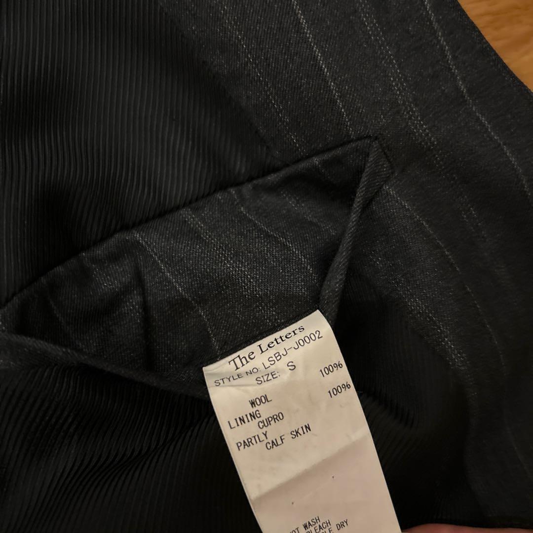 The letter ストライプ スーツセットアップ 2パンツ Sサイズ