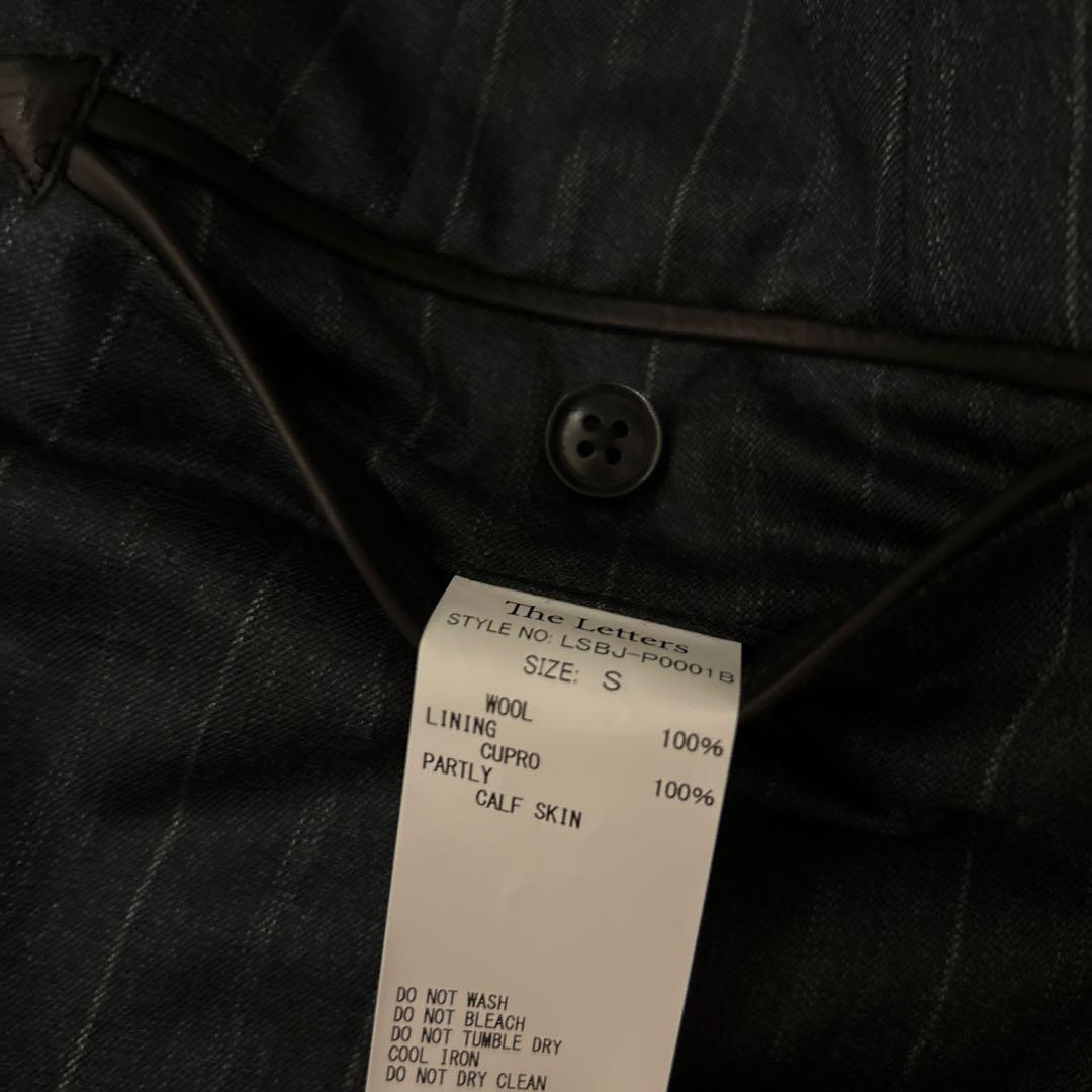 The letter ストライプ スーツセットアップ 2パンツ Sサイズ