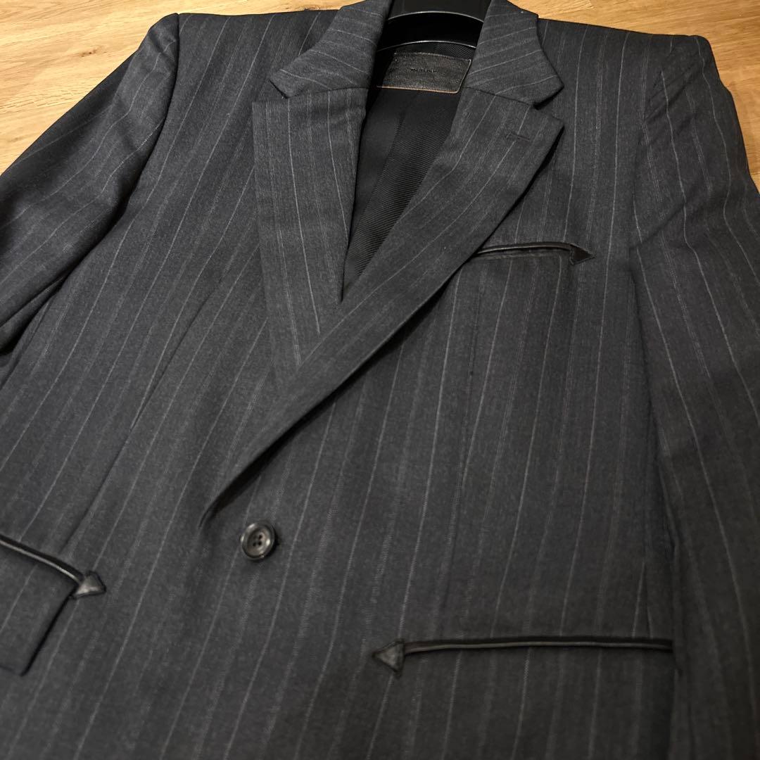 The letter ストライプ スーツセットアップ 2パンツ Sサイズ