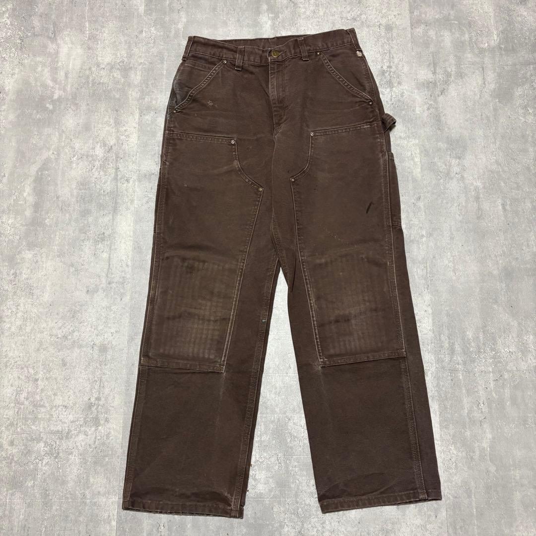 carhartt メキシコ製　ダブルニー　ダックパンツ　デニム　30×30