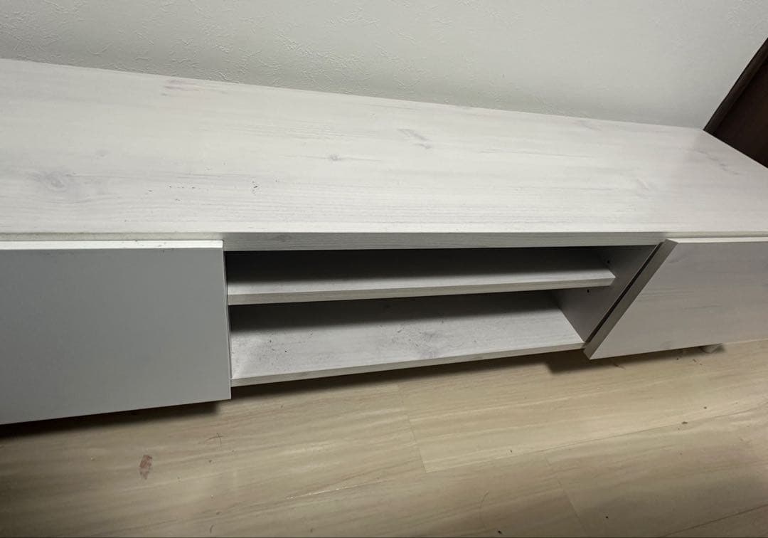 ニトリ　テレビ台(幅148㎝　ホワイトウォッシュ)