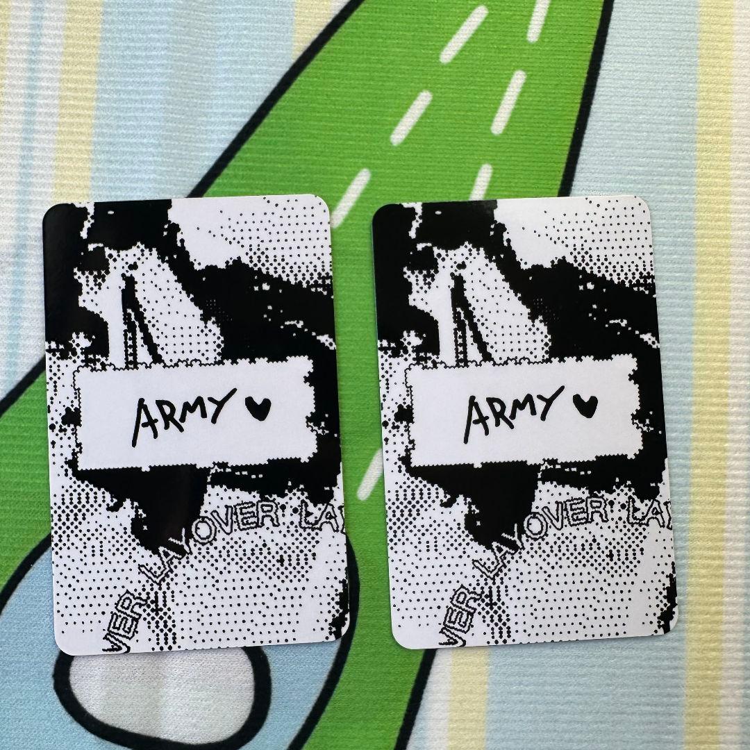 テテ Layover V BTS サノク トレカ 2枚