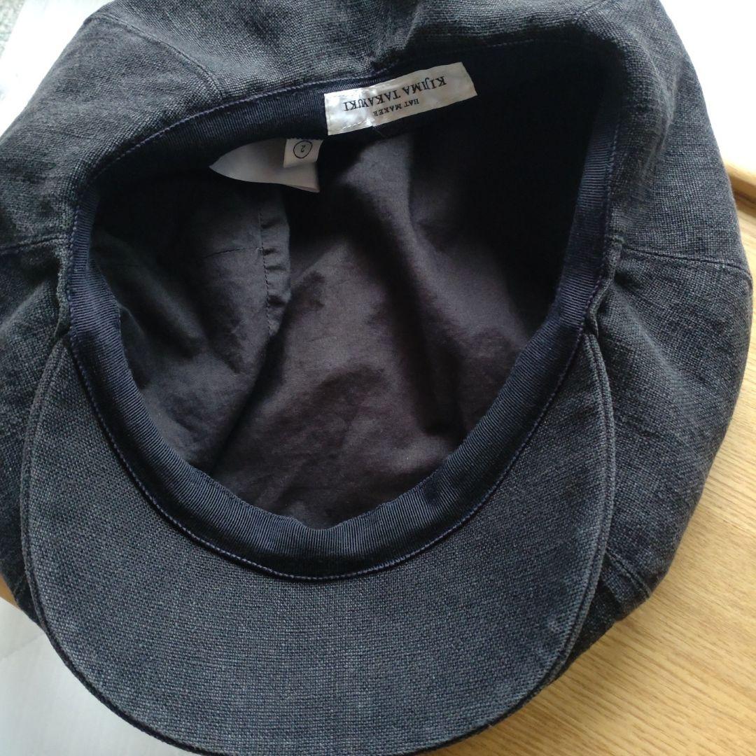 BIG CASQUETTE ブラック KIJIMA TAKAHUKI サイズ2