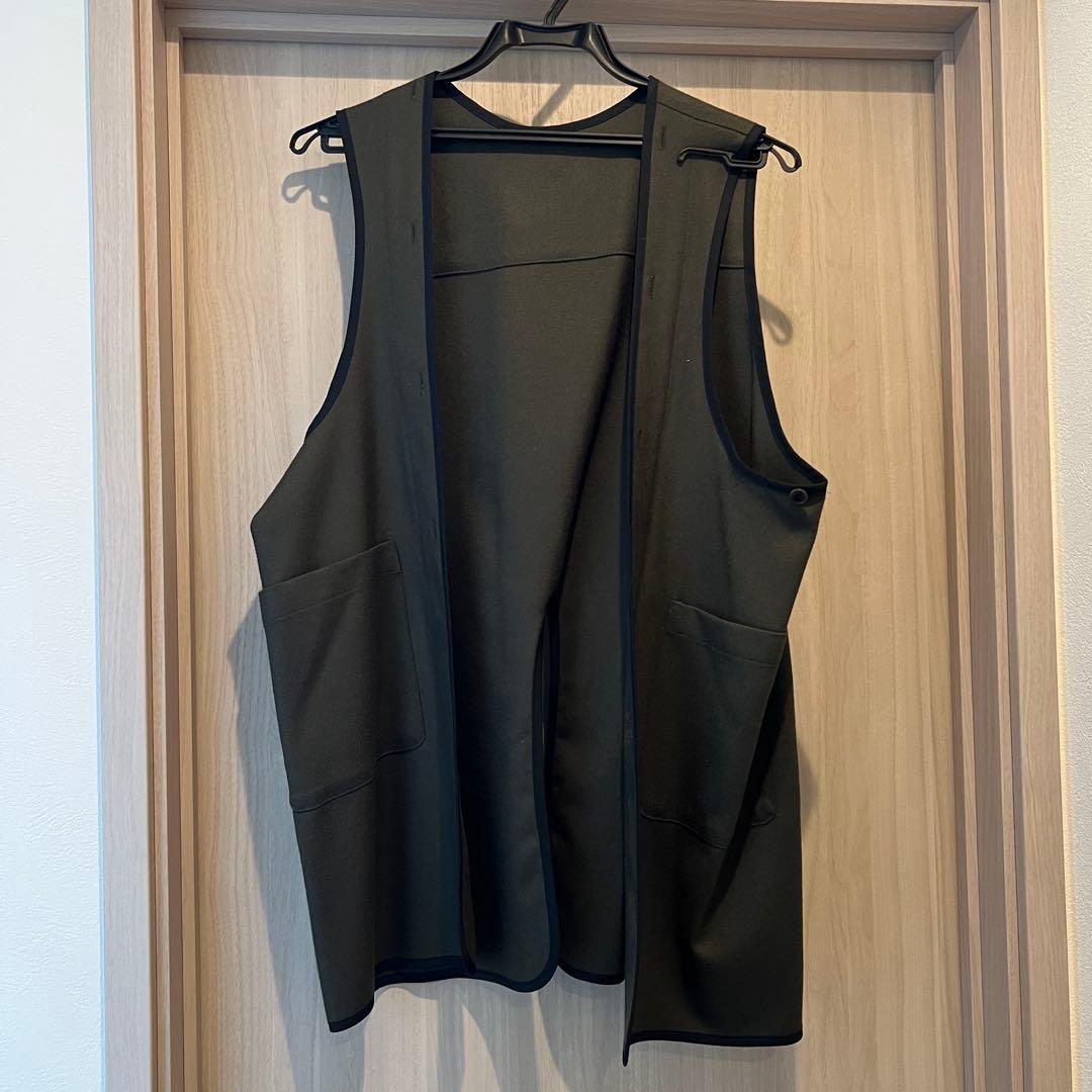 PUBLIC TOKYO ハイクラストレンチコート ネイビー