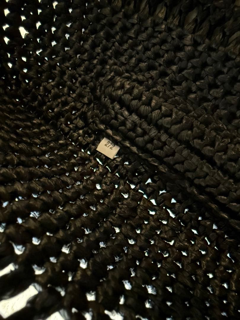 PRADA　プラダ　ラフィアトートバッグ