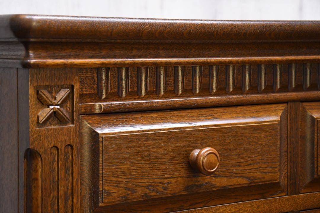 EGK49 和光 カントリーオーク C-03 リビングチェスト ワイドチェスト