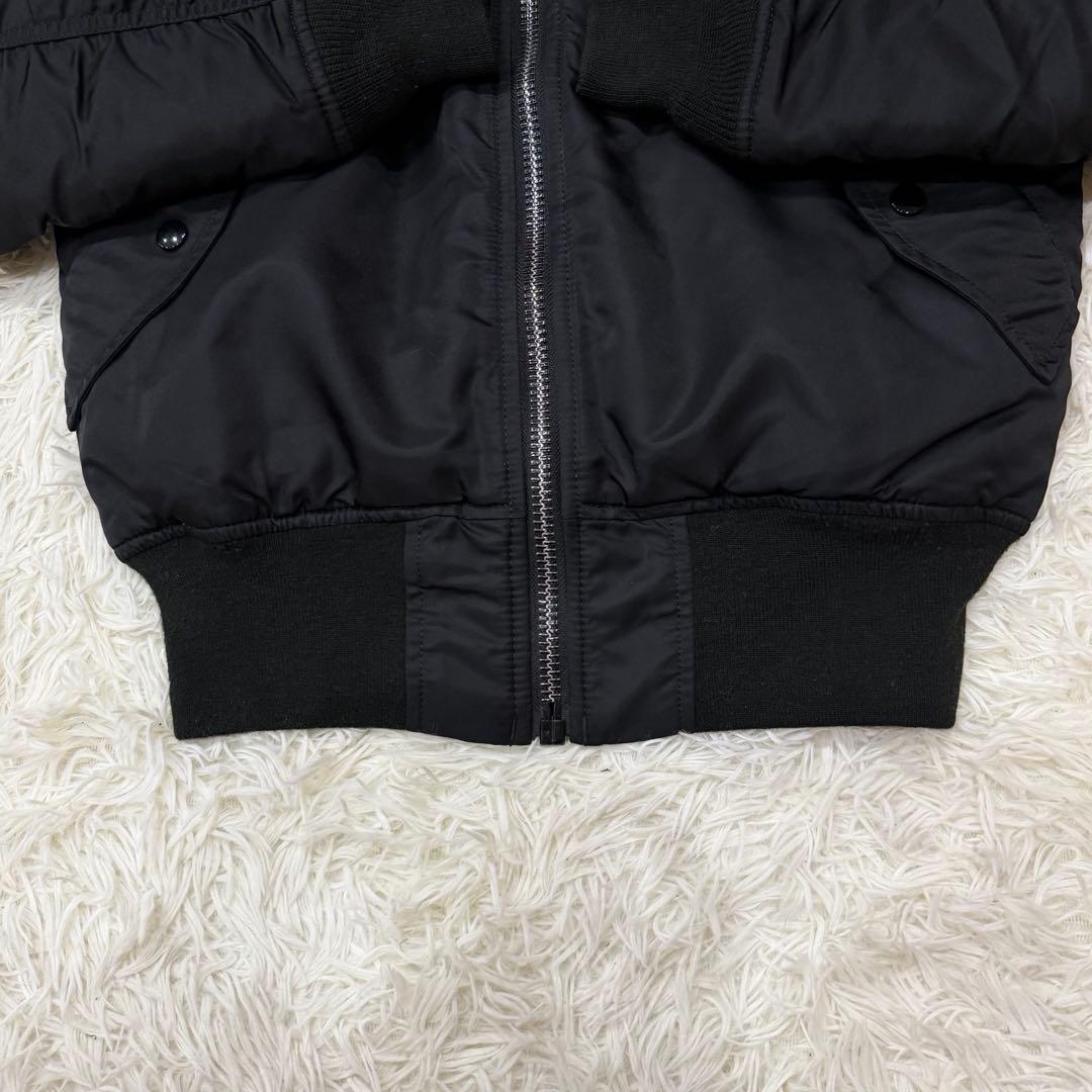 1789　アルファインダストリーズ　MA-1フライトジャケット　S　黒