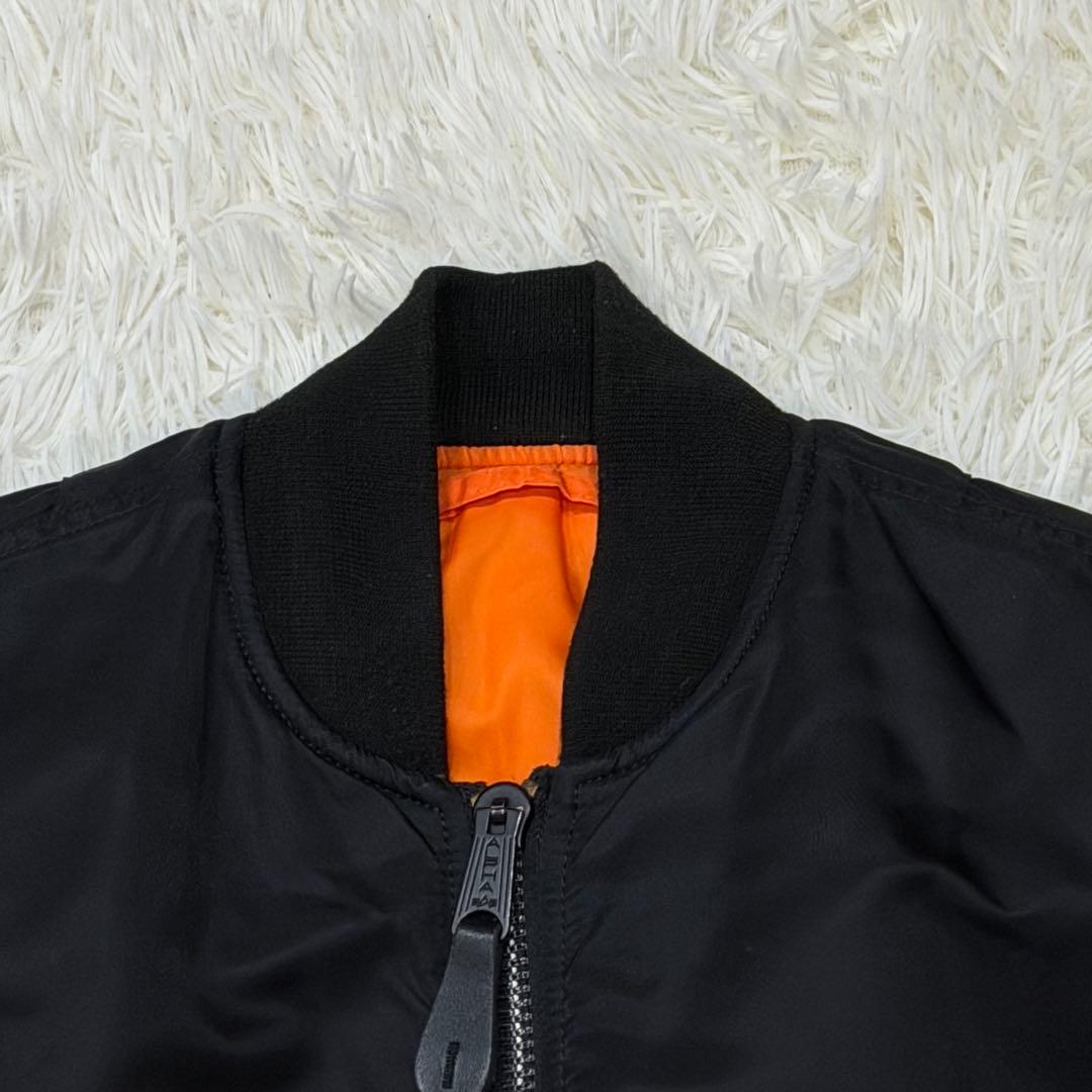 1789　アルファインダストリーズ　MA-1フライトジャケット　S　黒