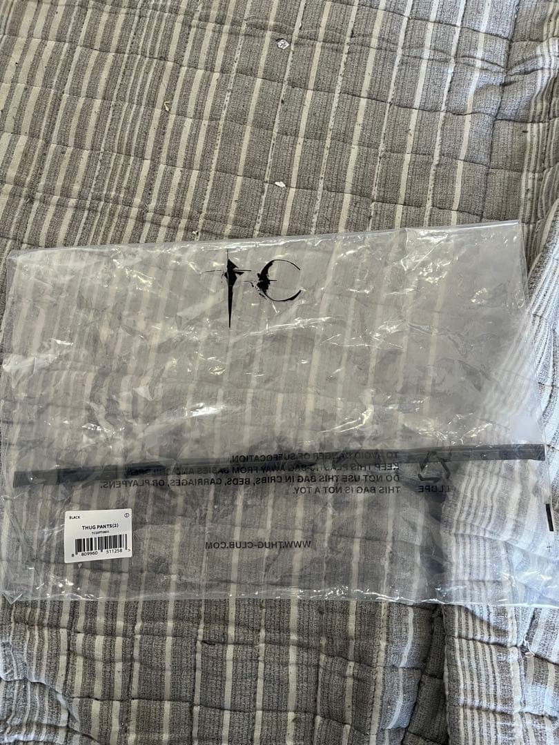 thug club 黒 ワークパンツ 新品タグ付き
