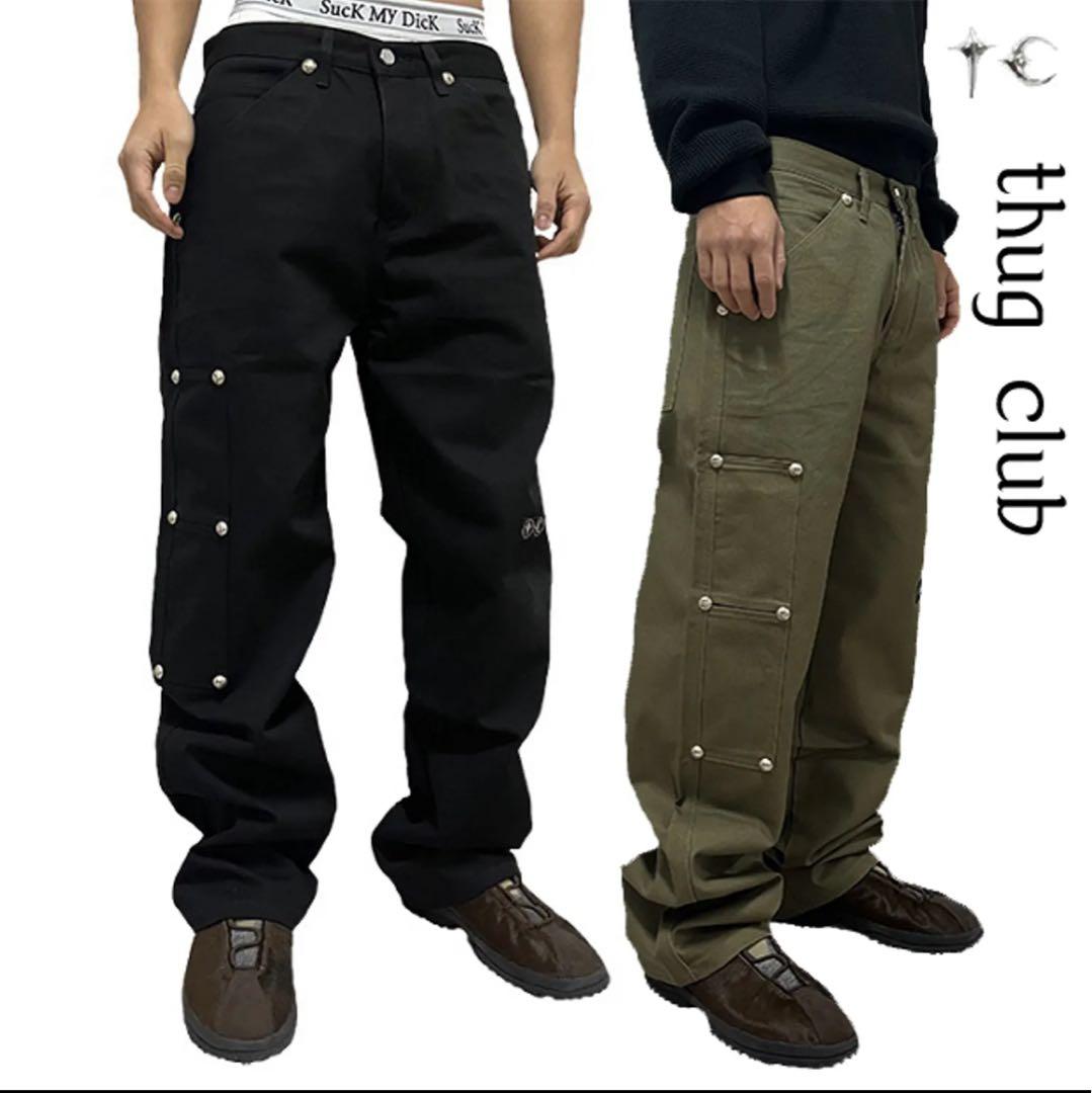thug club 黒 ワークパンツ 新品タグ付き