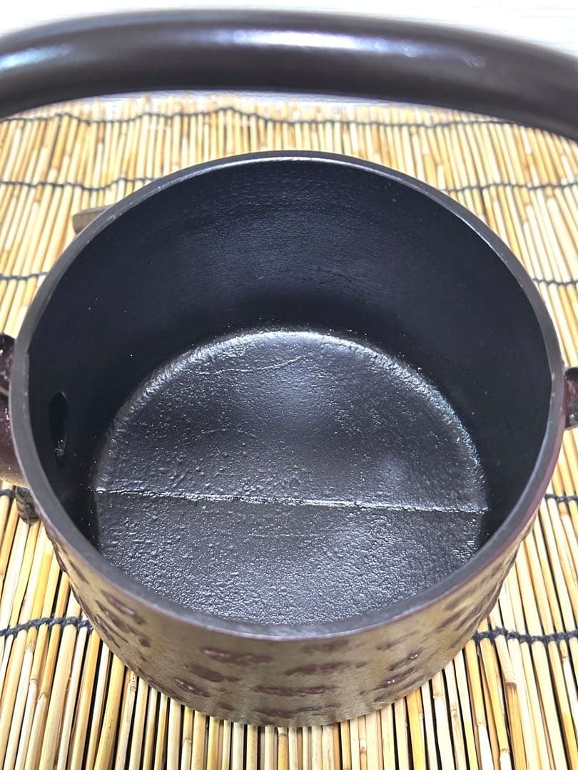 新品、供箱、栞付　砺波商店造　桜皮寸胴１０型　ＩＨ機器対応品　はる様　売約済み