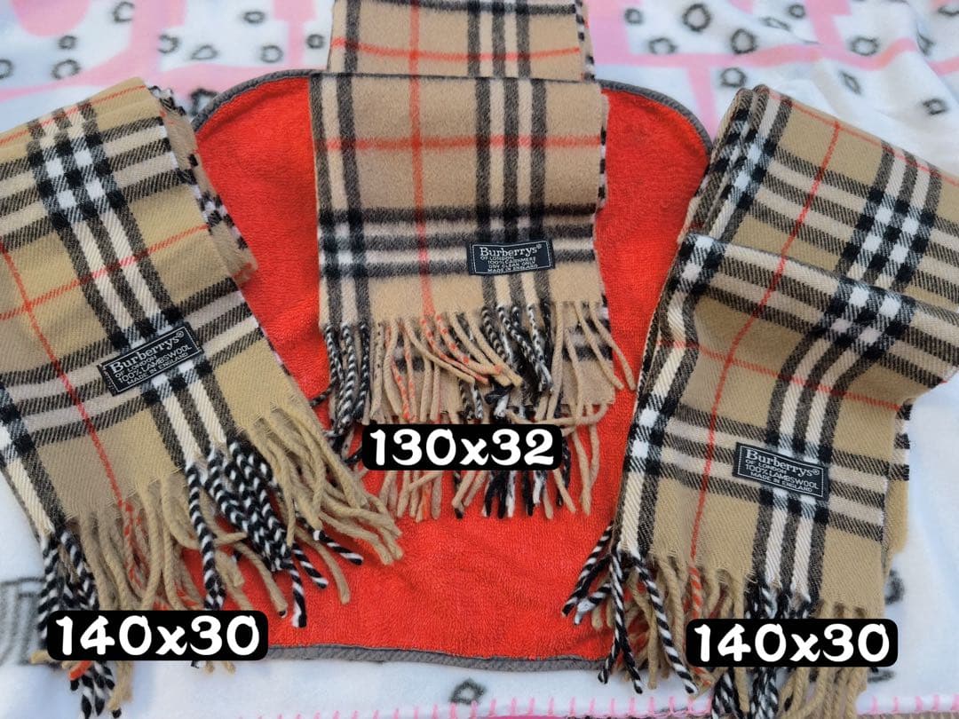 セール5点 Burberry マフラー