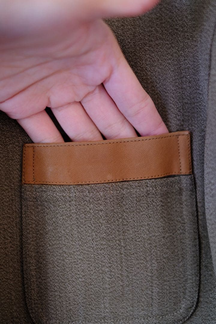 ラルフローレン　ハンティングジャケット（ウールギャバ）