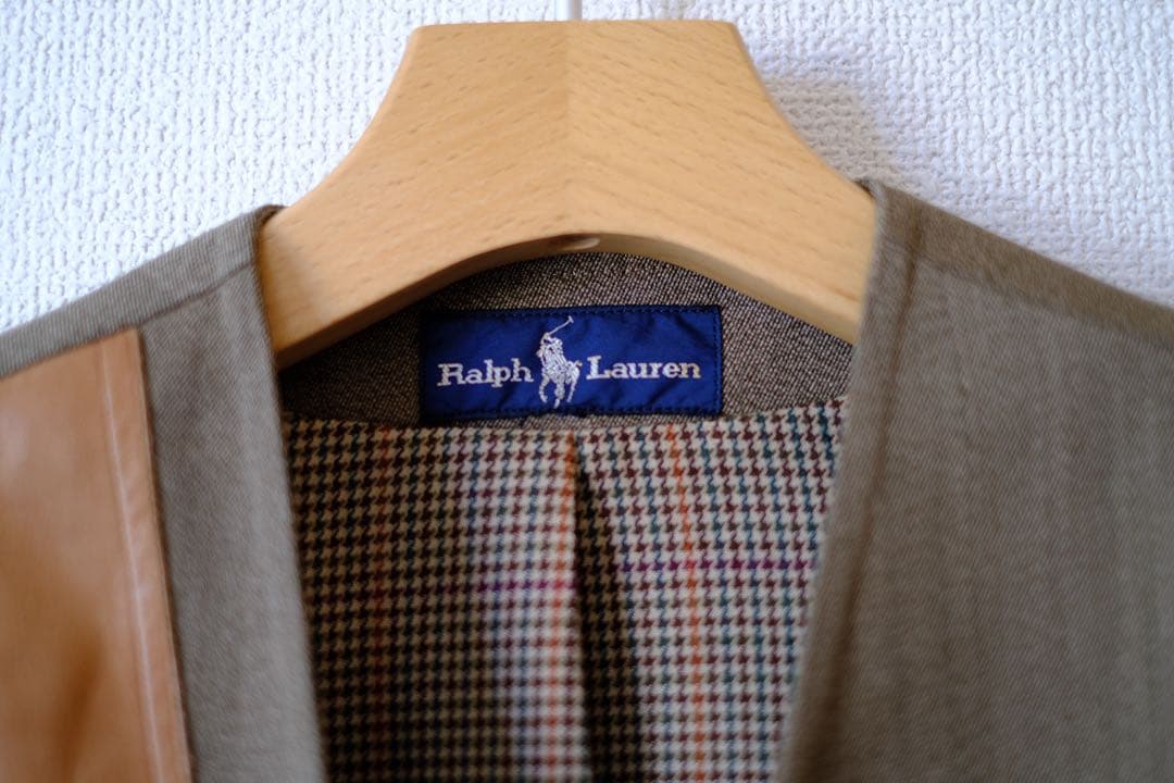 ラルフローレン　ハンティングジャケット（ウールギャバ）