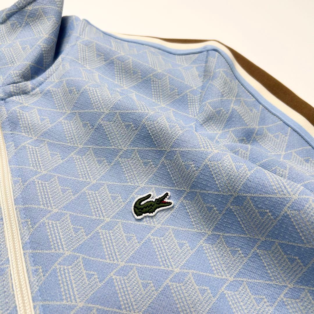 24SS✨ラコステ モノグラムジャガードセットアップ トラックジャケット パンツ