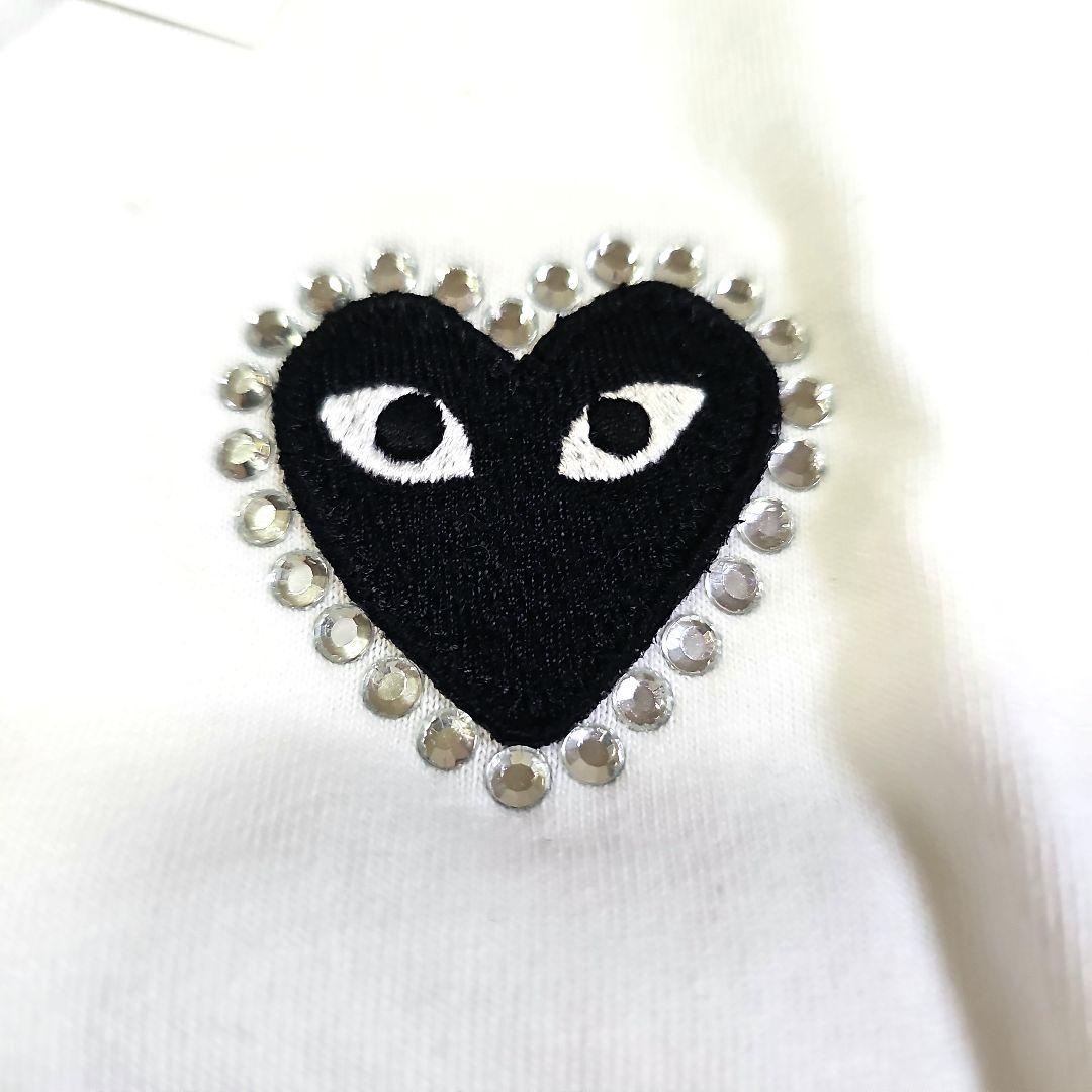 COMME des GARÇONS PLAY 白Tシャツ XS 新品