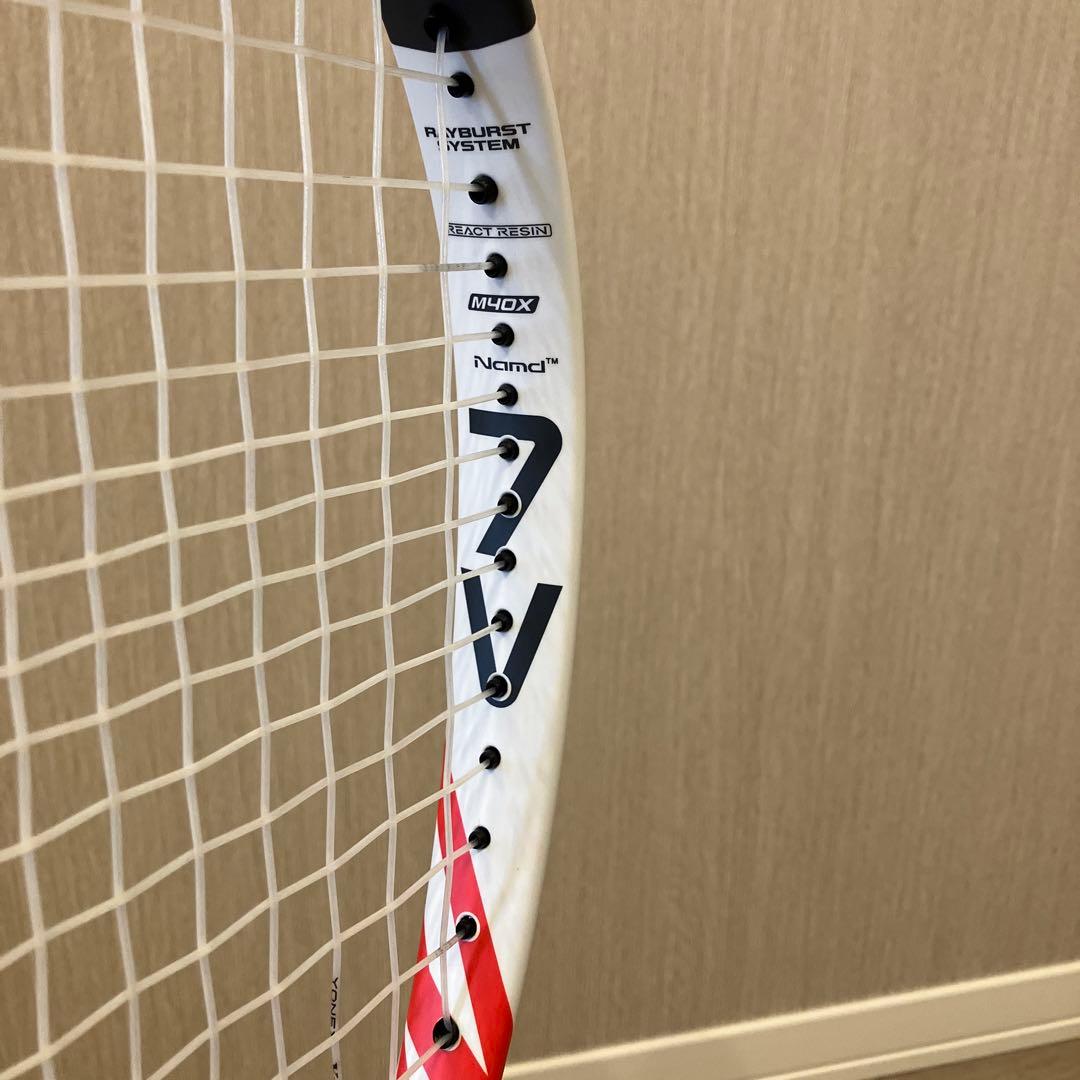 ヨネックス　ソフトテニスラケット　ボルトレイジ7V　ホワイト/グレー＜VR7V＞