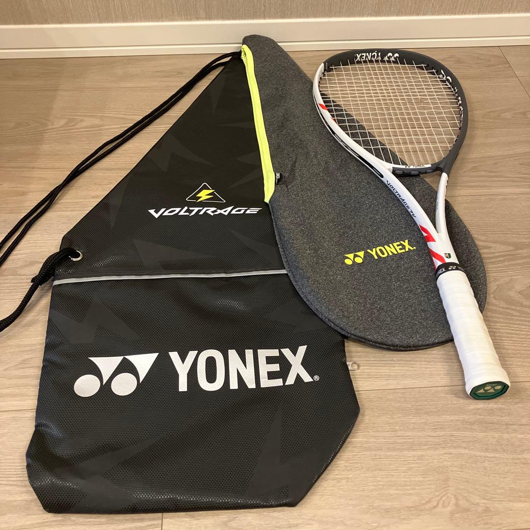 ヨネックス　ソフトテニスラケット　ボルトレイジ7V　ホワイト/グレー＜VR7V＞