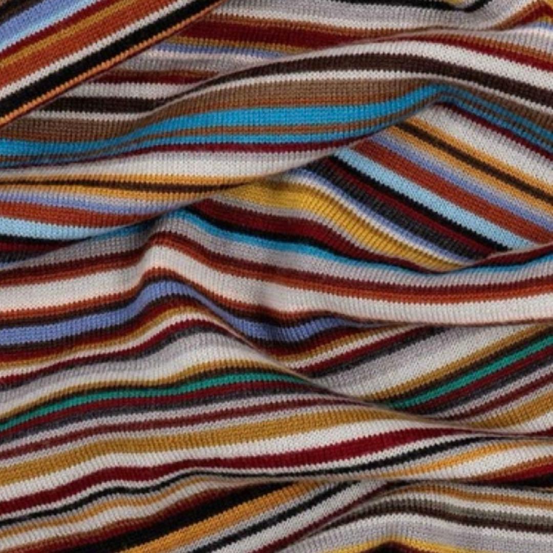 ポールスミス　シグネチャーストライプ マフラー　ATEEZE ホンジュン着用