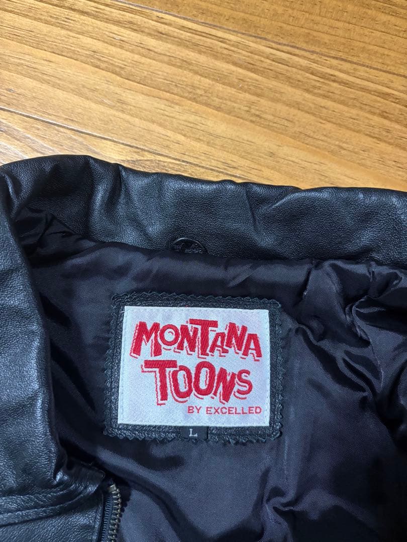 MONTANA TOONS レイダース RAIDERS レザージャケット L