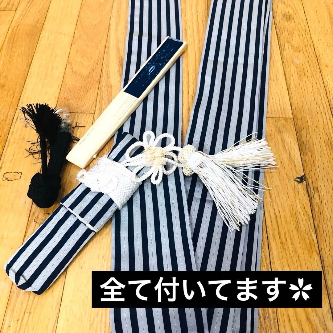 美品‼️七五三 五歳‼️紫色に兜鷹凛々しい金彩煌びやか❤️完全フルセット‼️家から揃え無