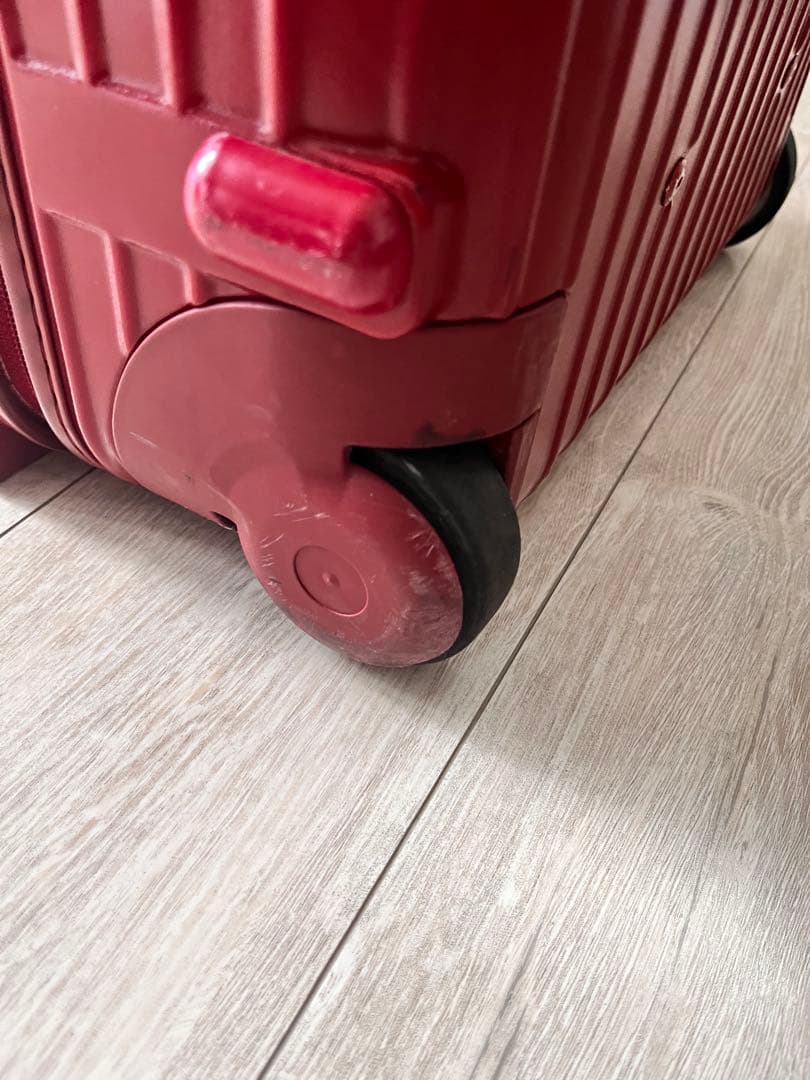 RIMOWA キャリーケース 赤 32L サルサ 2輪