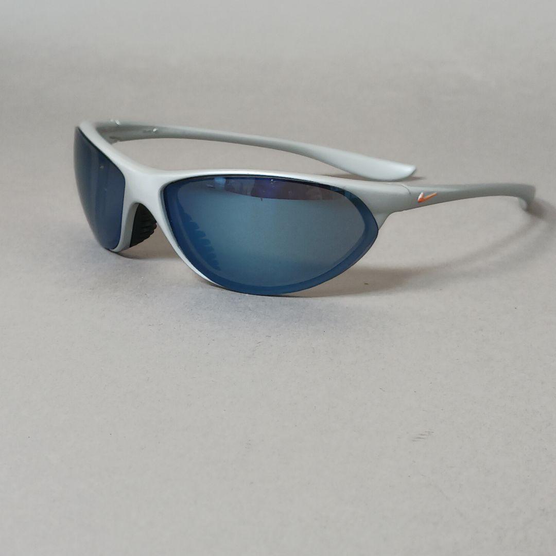 665/良品/NIKE ナイキ/スポーツサングラス/シルバー/FUSION6