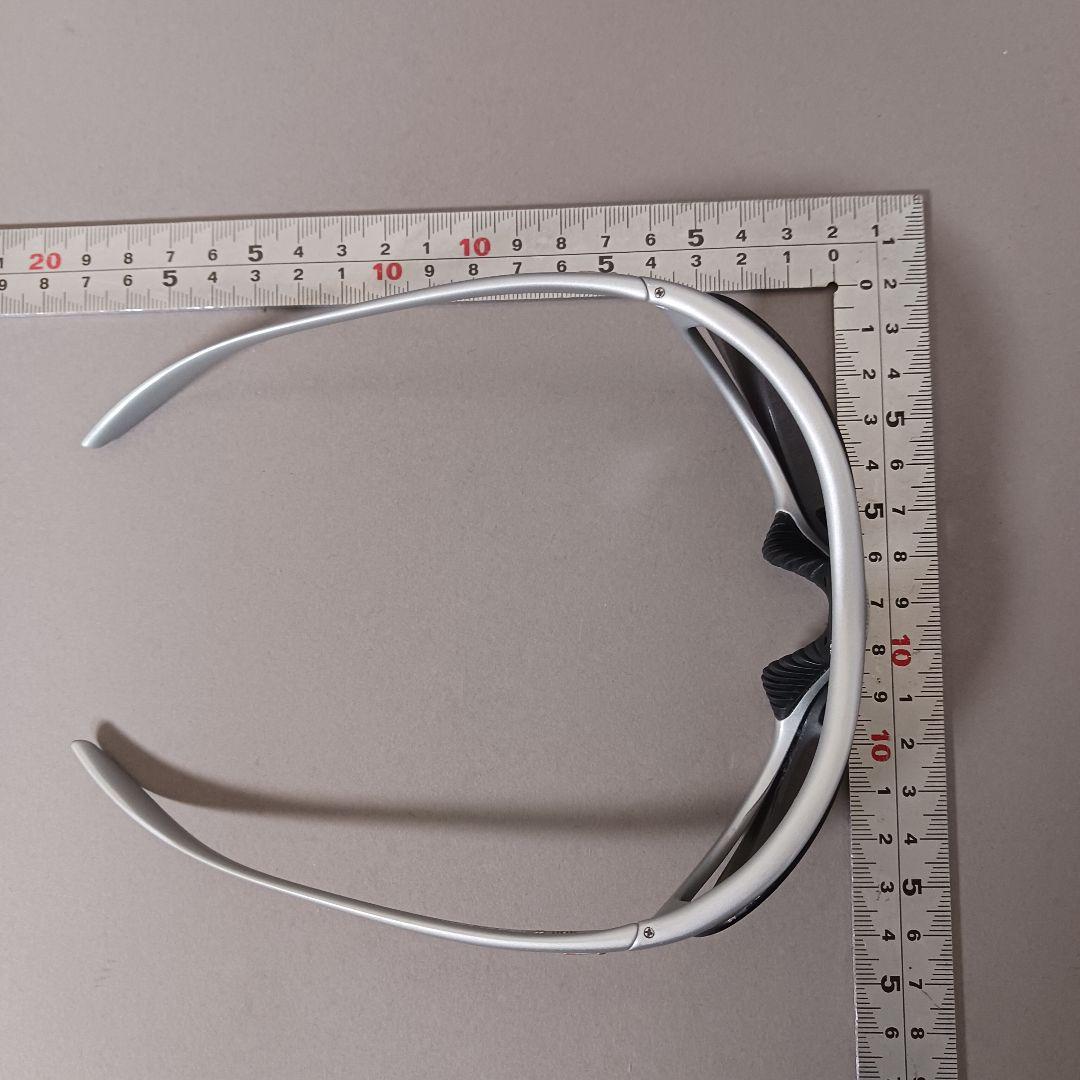 665/良品/NIKE ナイキ/スポーツサングラス/シルバー/FUSION6