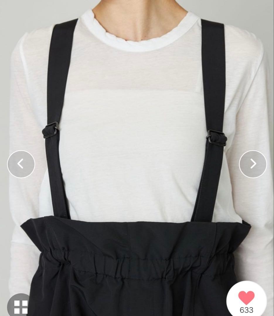 出品9/7まで　Curensology サロペットパンツ　黒