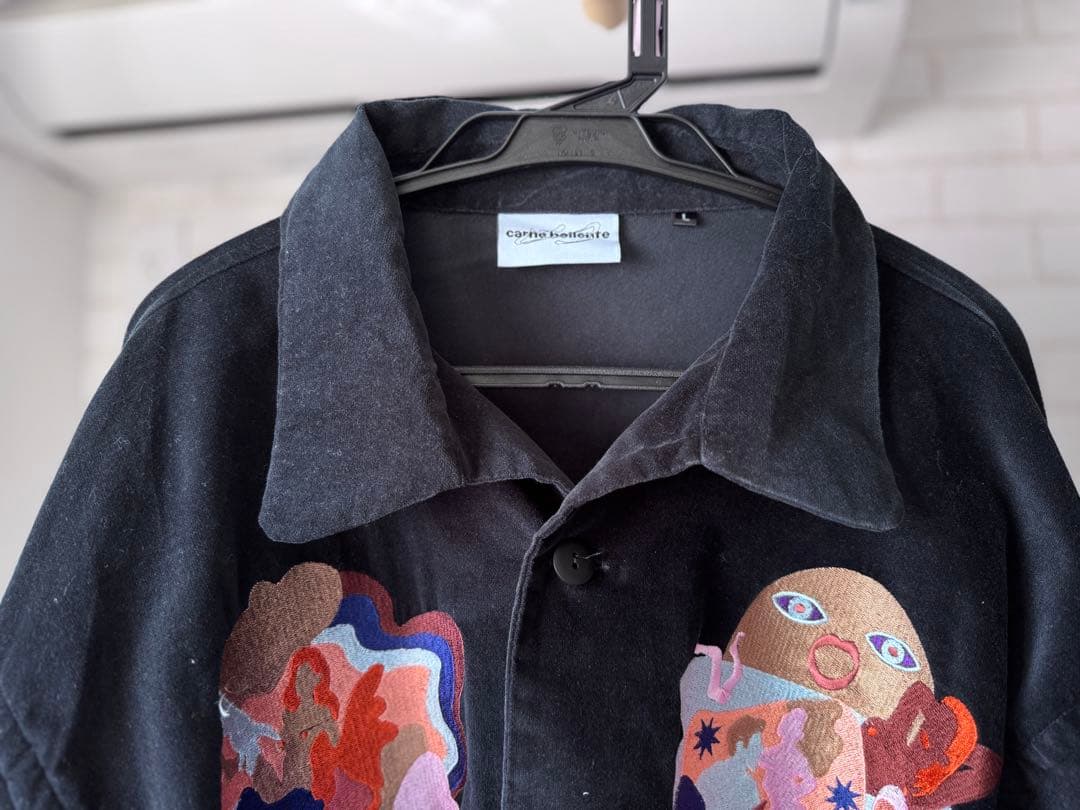 ジャケット・アウター Carne Bollente Black Flesh Dance Shirt