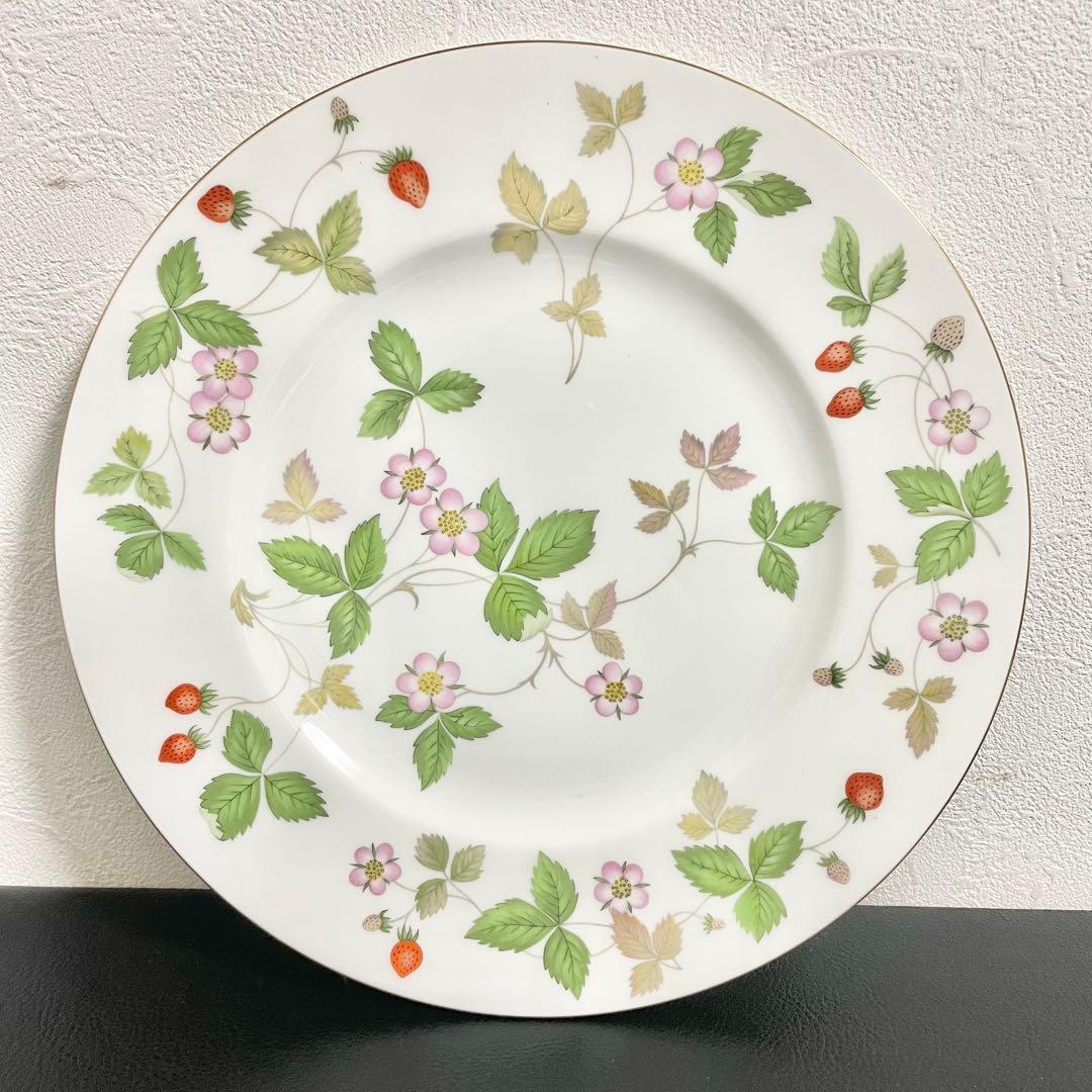 ウェッジウッド ワイルドストロベリー 大皿27cm 6枚セット