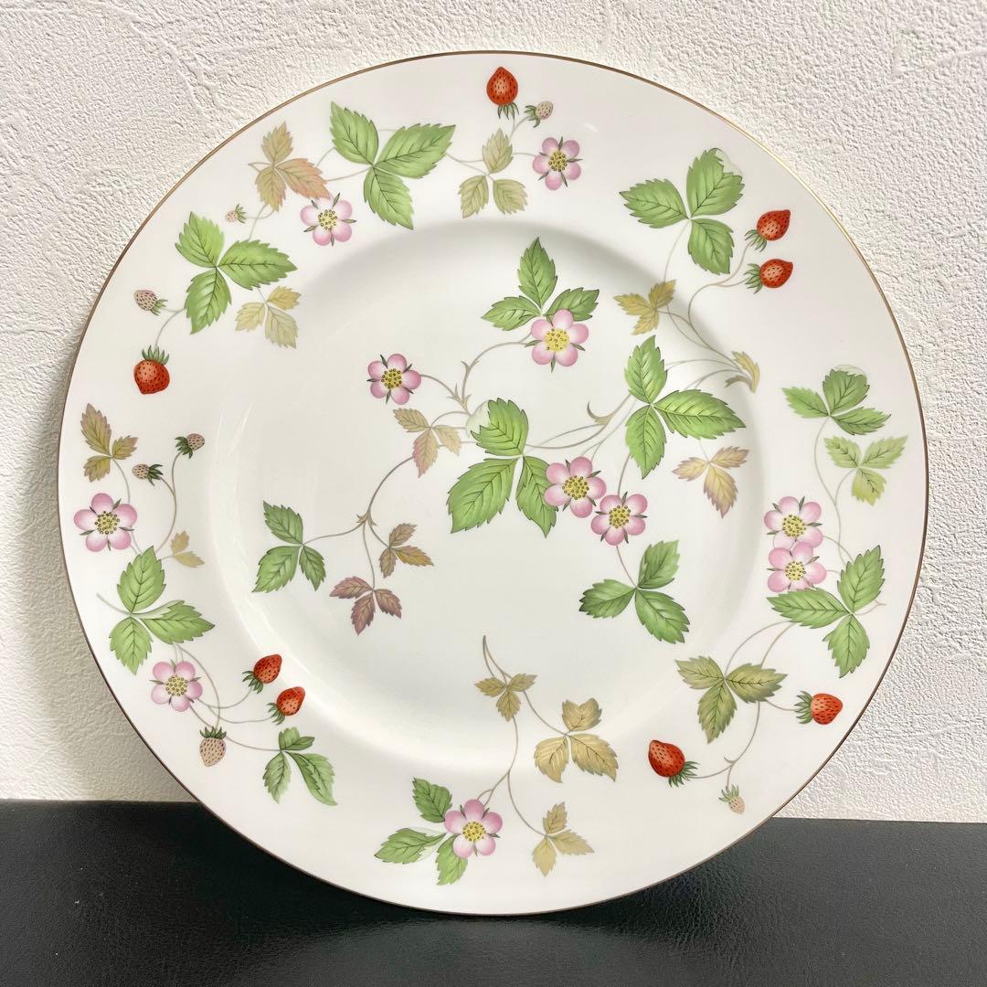  ウェッジウッド ワイルドストロベリー 大皿27cm 6枚セット