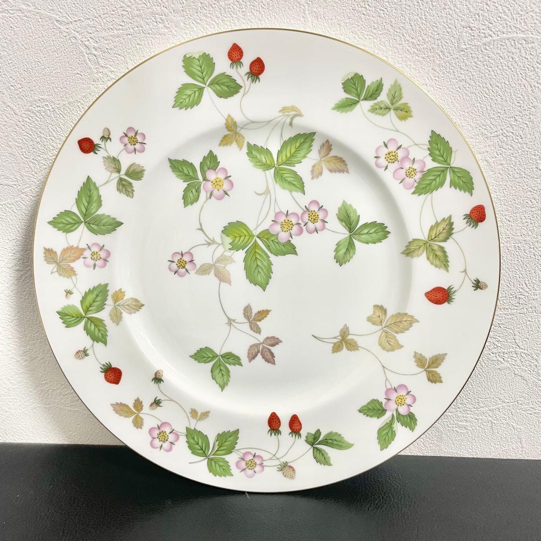  ウェッジウッド ワイルドストロベリー 大皿27cm 6枚セット