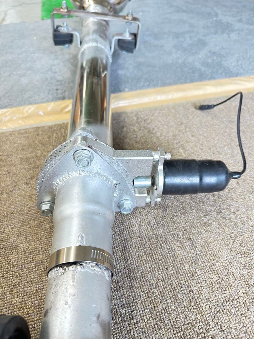 値下げ！ローバーミニ　自作直管マフラー　　可変バルブ付き