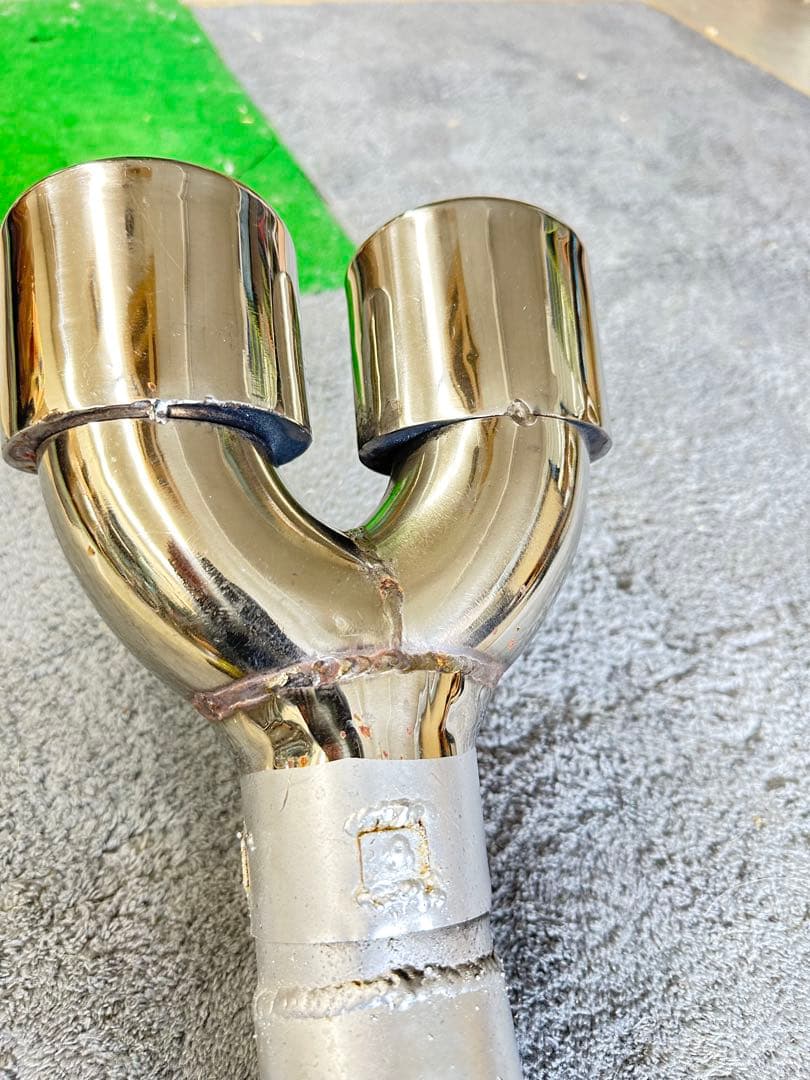 値下げ！ローバーミニ　自作直管マフラー　　可変バルブ付き