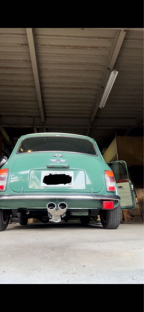 値下げ！ローバーミニ　自作直管マフラー　　可変バルブ付き