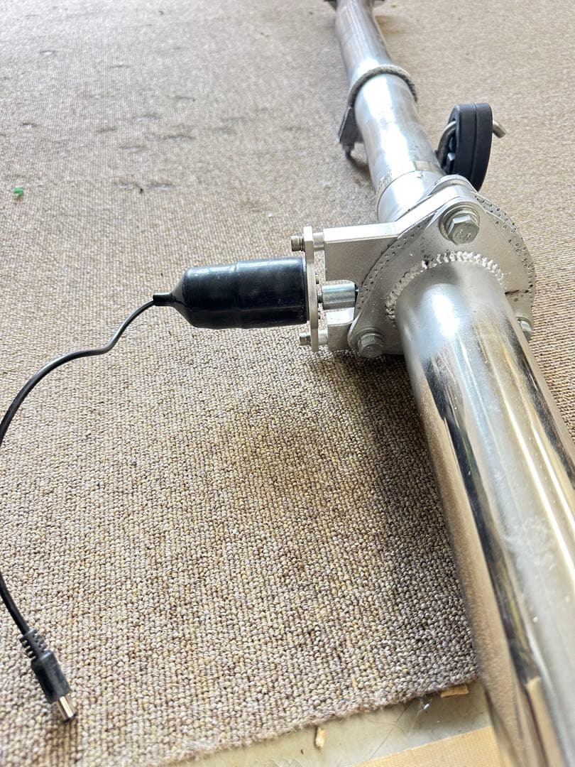 値下げ！ローバーミニ　自作直管マフラー　　可変バルブ付き