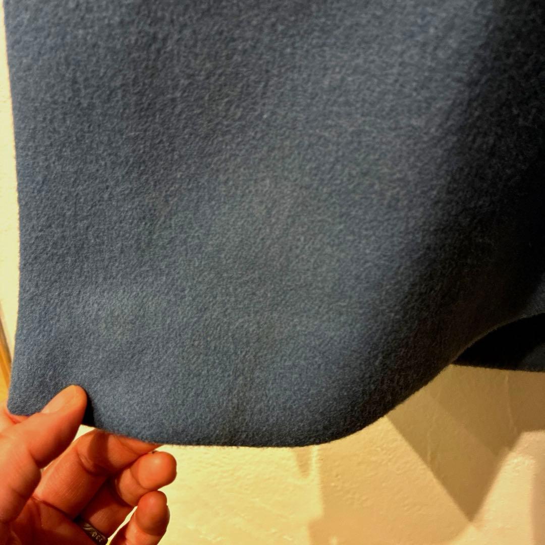 ~*!様 エブールebureロンハーマン ウールボンディングコート　ブルー　ゆっ