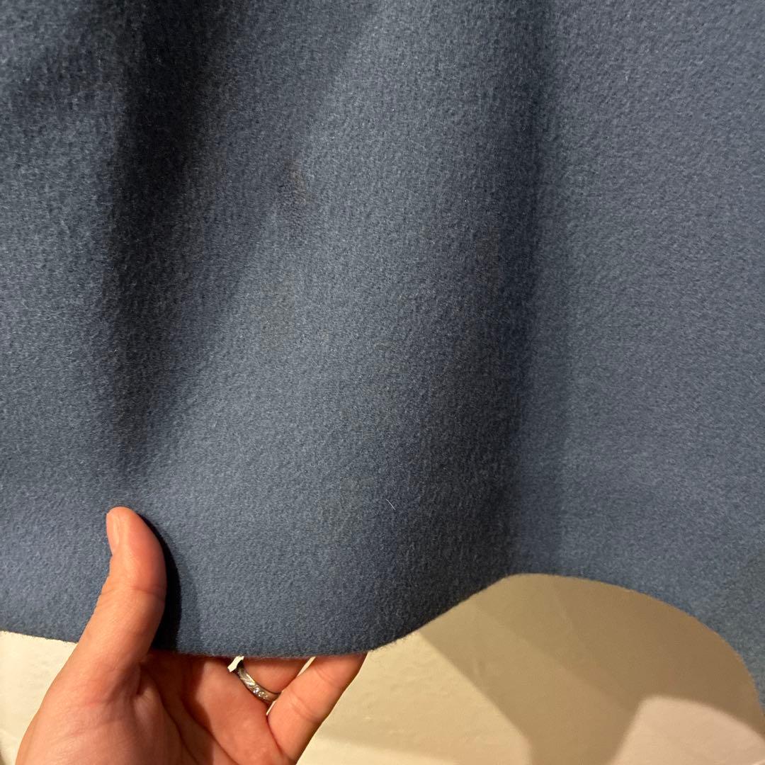 ~*!様 エブールebureロンハーマン ウールボンディングコート　ブルー　ゆっ