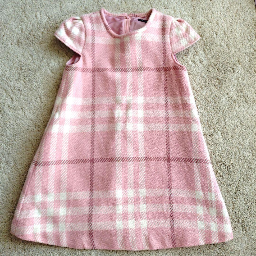 ☆BURBERRY LONDON☆　　ピンクワンピースセット アップ 120cm