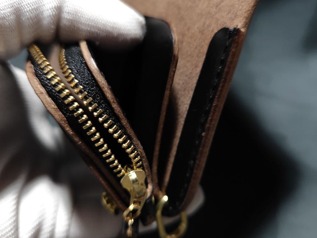 HORWEENクロムエクセル ショートトラッカーウォレット　ブラック　⑭