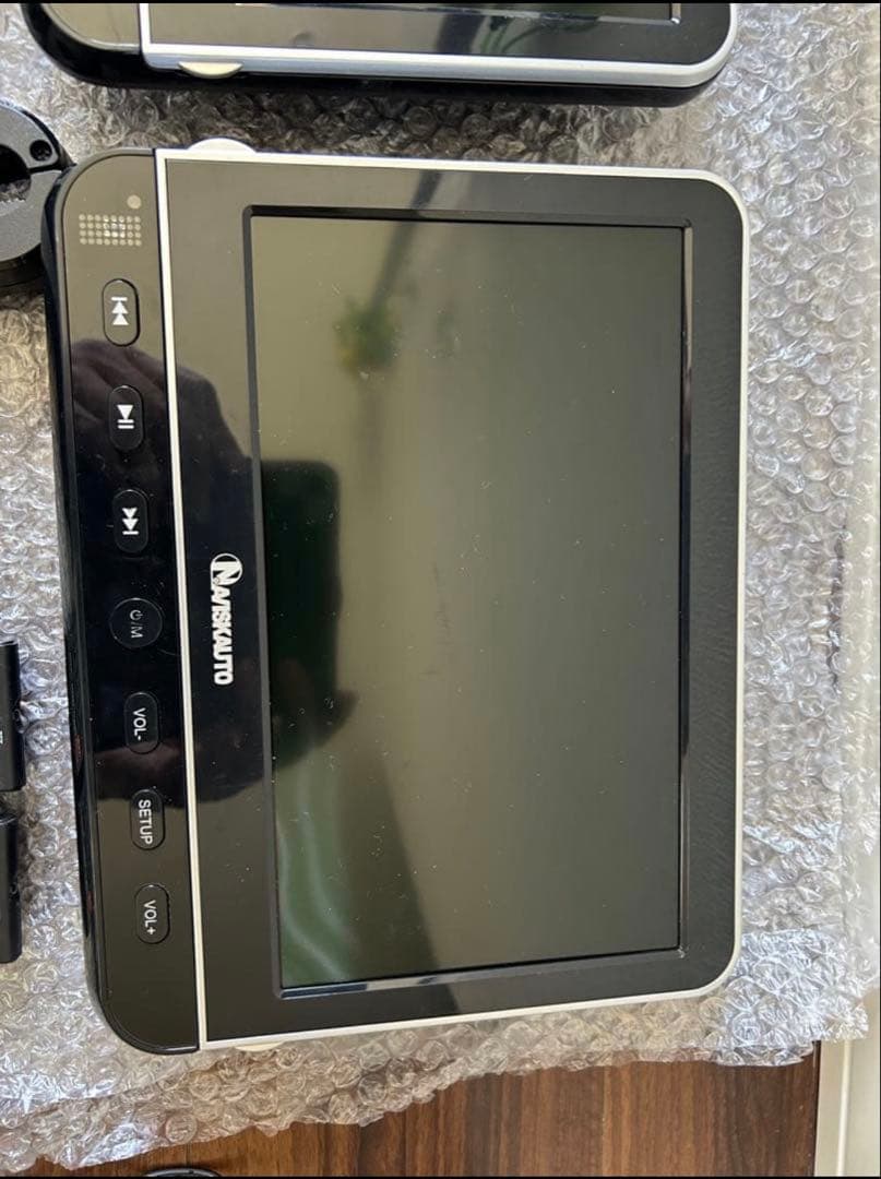 ヘッドレストモニター 2台セットシガーソケットに挿すだけ10.1インチ