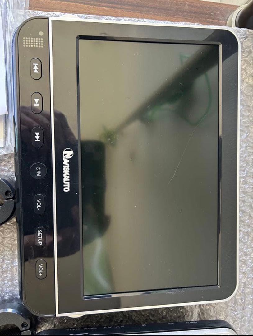 ヘッドレストモニター 2台セットシガーソケットに挿すだけ10.1インチ