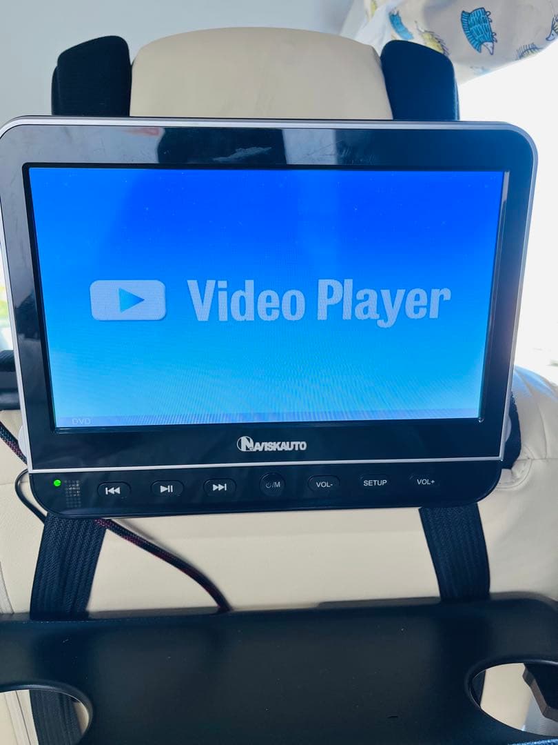 ヘッドレストモニター 2台セットシガーソケットに挿すだけ10.1インチ