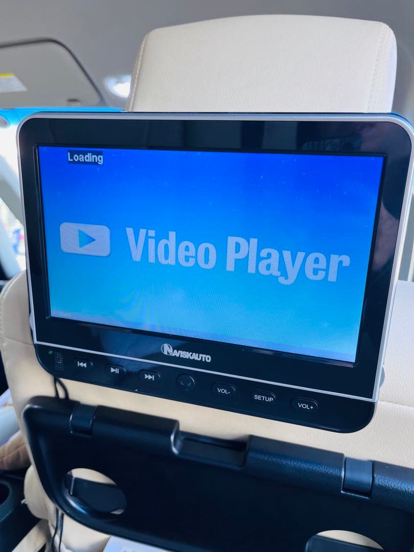 ヘッドレストモニター 2台セットシガーソケットに挿すだけ10.1インチ