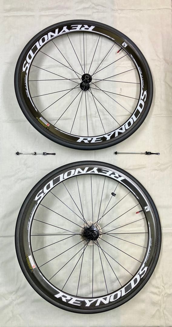 REYNOLDS 46超軽量カーボンホイール F&R チューブラー