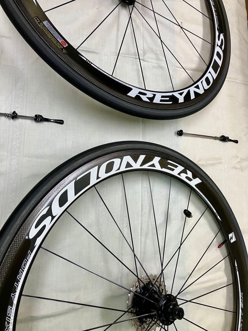 REYNOLDS 46超軽量カーボンホイール F&R チューブラー