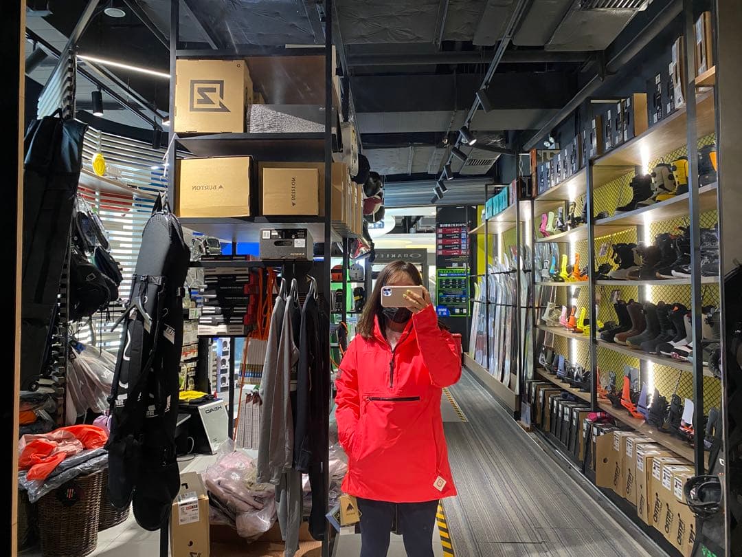 BURTON W 0065 PILLAR ANORAK XS レッド